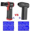 Cordless Air Blower 600000/130000RPM Blowing Turbo Jet Fan Camping Fan With Inflator Nozzle Air Duster Cleaner BBQ Tool Portable
