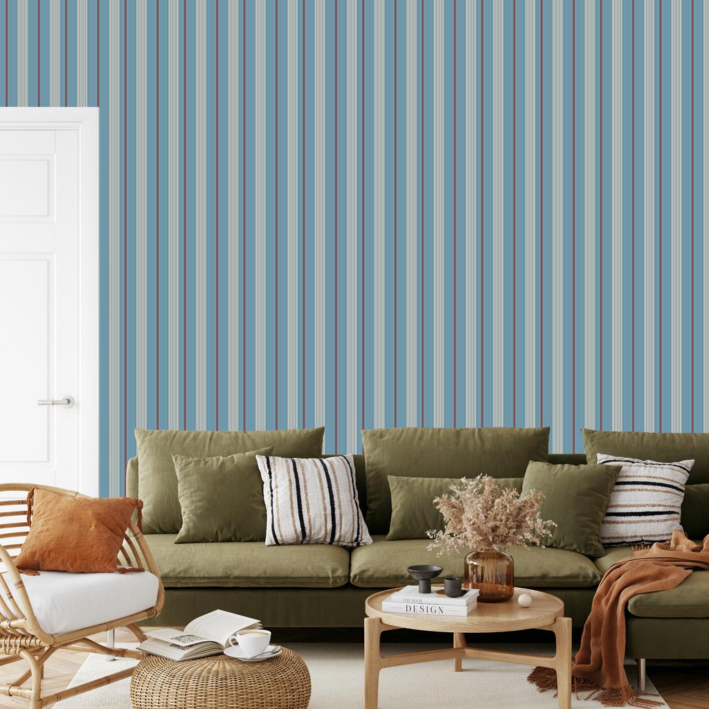 Classic Stripes Wallpaper for Living Room and Bedroom 50x1000