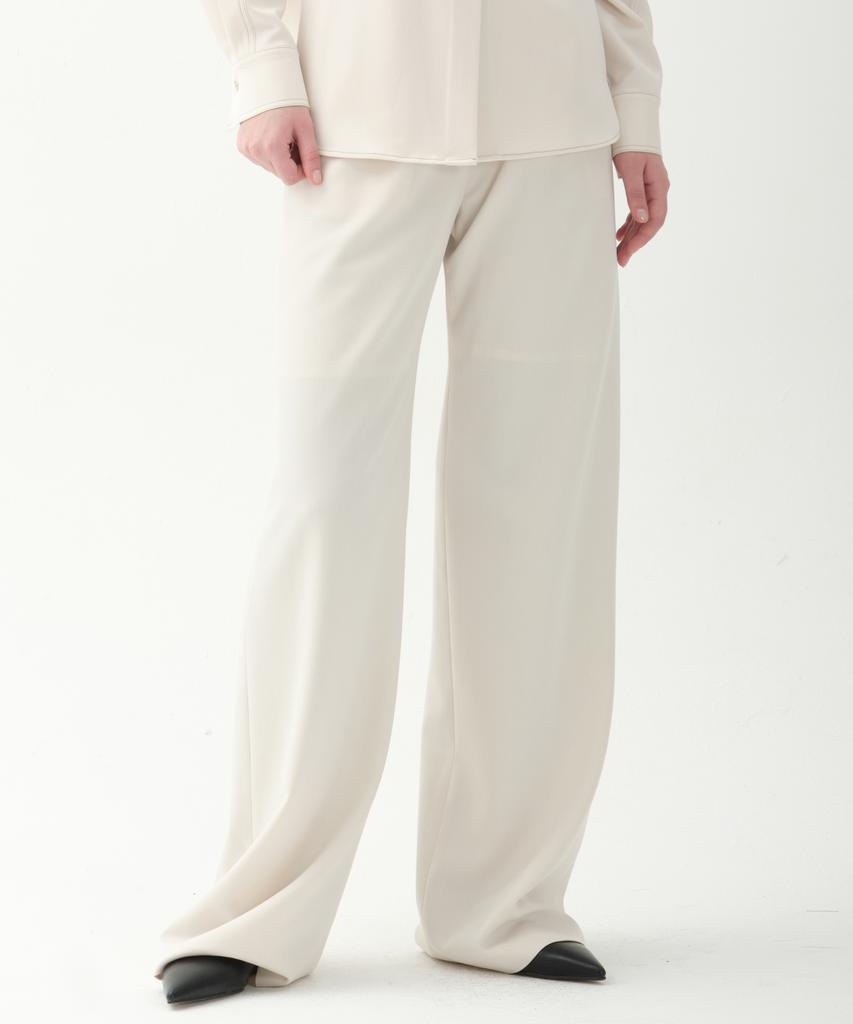 JUN BY JUN K Triple Stitch Pants_Cream