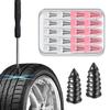 Tire Repair Rubber Nails Kit Tire Patching Spikes Easy DIY Self-Service Tool for Puncture Repair Cars Motorcycles Trucks