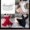 TOASOA Сексуальное мини-платье клеш для коктейльной вечеринки и короткие пышные рукава 01 Женские, Хостес, Хостес, Хостес, Работники, Хостес, На молнии,