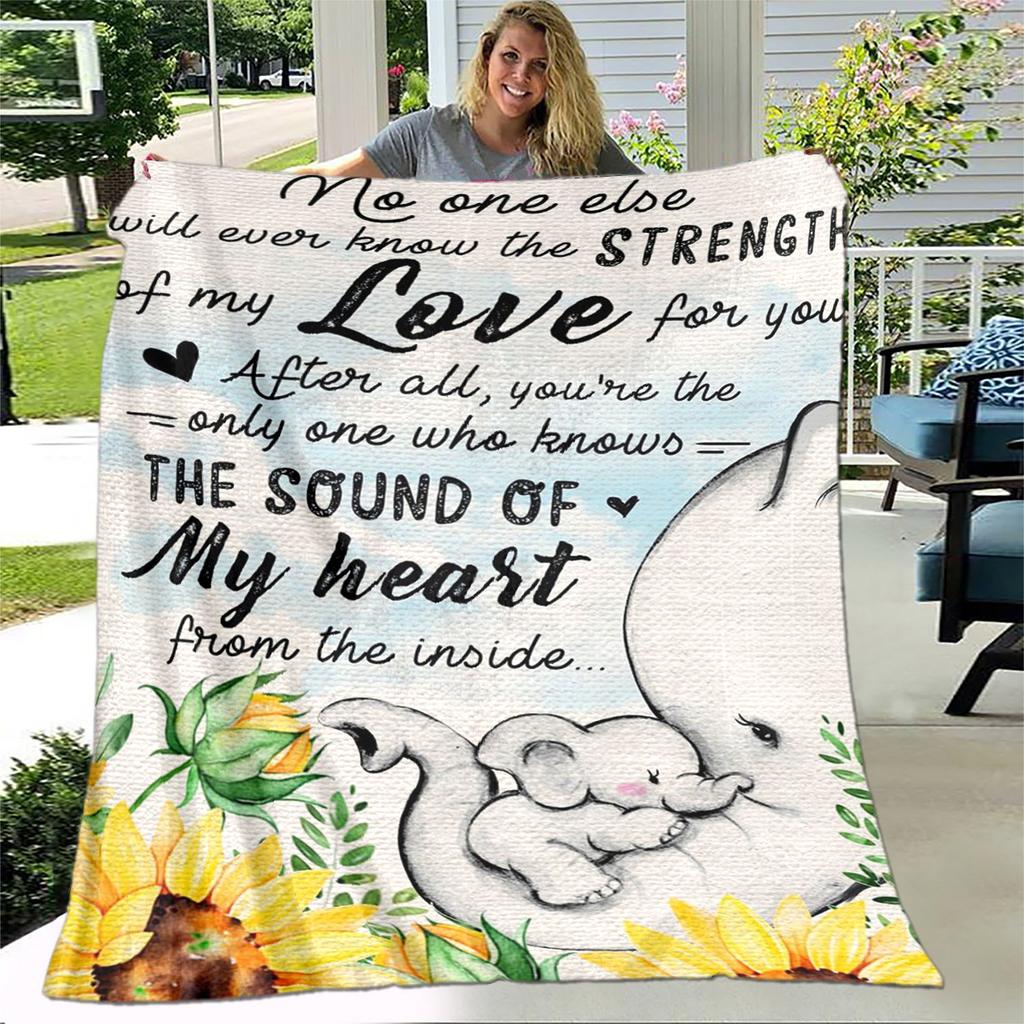 Моей дочери сыну подарок в виде письма HD одеяло, мягкое одеяло для дома, спальни, кровати, дивана, пикника, путешествия, офиса, одеяло, детское одеяло