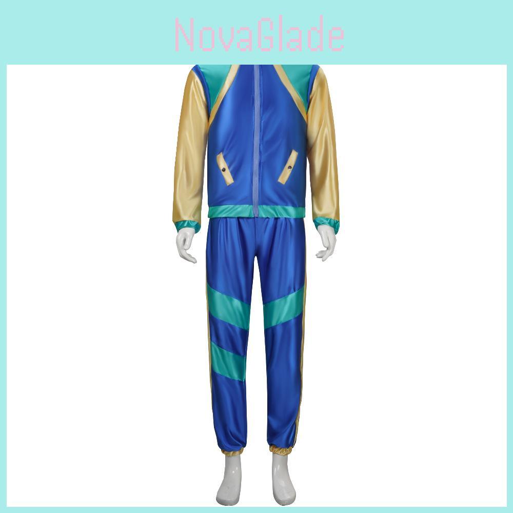 Game Themed Disco Costume For Couples 70s Retro Hipster Stage Wear