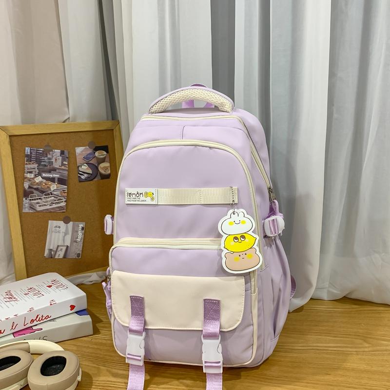 Рюкзак в студенческом стиле, женский школьный ранец, вместительный школьный ранец для учеников средней школы