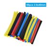 328 шт. Термоусадочные трубки, 5 цветов, 8 размеров, комбинированный набор трубок с оберточными рукавами
