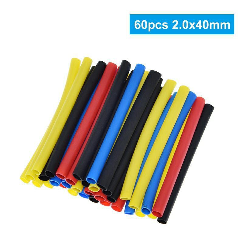 328 шт. Термоусадочные трубки, 5 цветов, 8 размеров, комбинированный набор трубок с оберточными рукавами