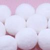 30 шт. больших помпонов, шары 5 см для хобби и творчества своими руками, украшения для вечеринок, белые