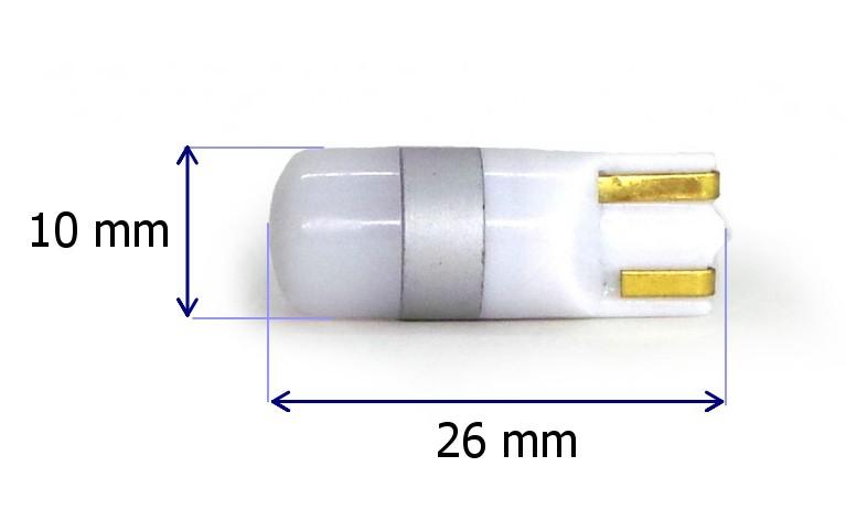 6 шт. светодиодных ламп T10, W5W 12V CANBUS 190лм желтых внедорожных