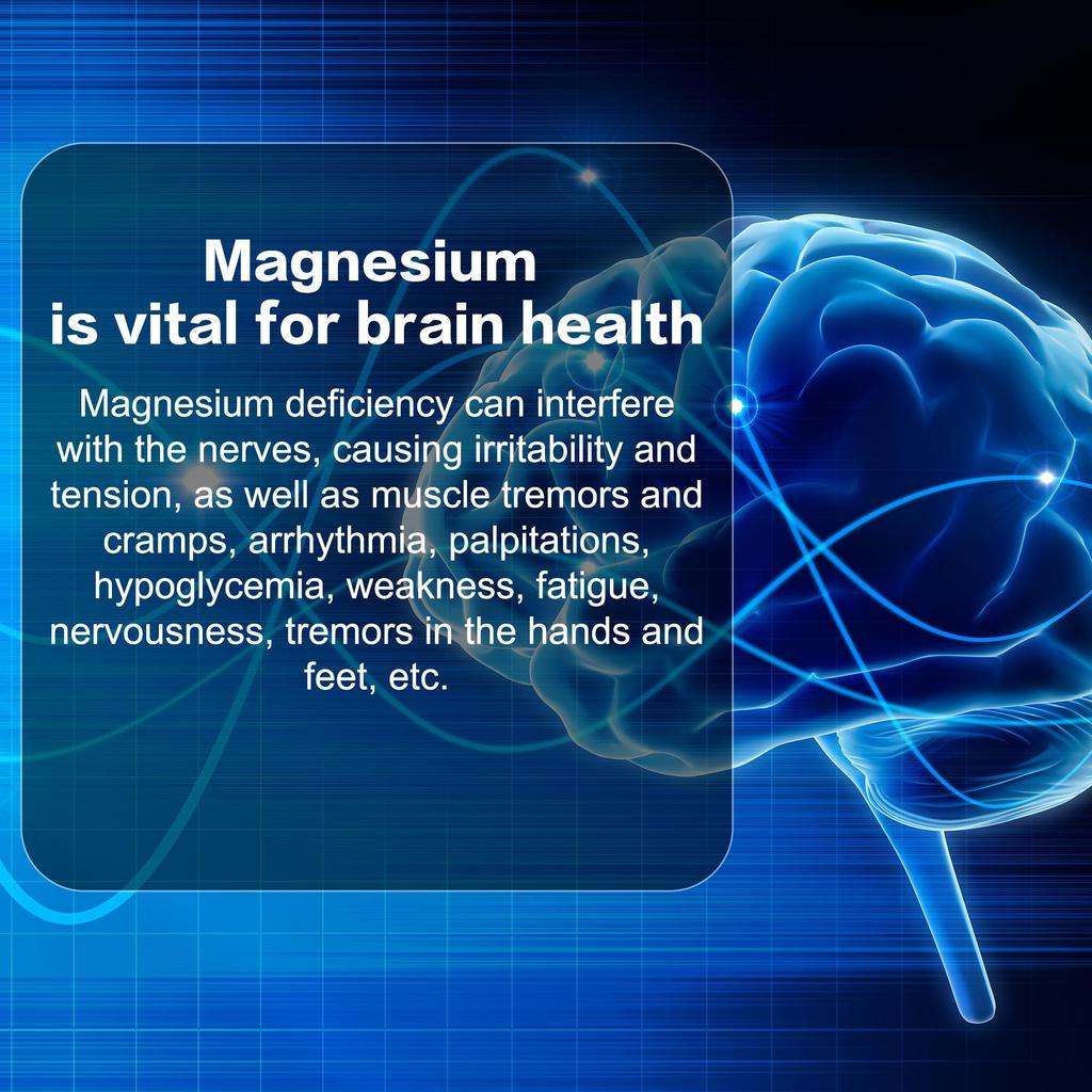 L-Magnesium Threonate Dietary Supplement Supports Memory and Cognitive Function 120 Capsules Vegetarian.
