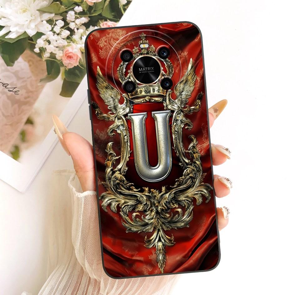 Чехол для Honor X9 5G Модный с начальными буквами и короной Мягкий силикон Защитная крышка для объектива Для Honor Magic 4 Lite Чехол HonorX9 Capa