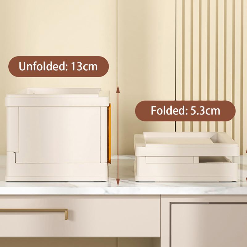 Складная коробка Sotrage, складная портативная пластиковая корзина для хранения игрушек, контейнер для хранения кукол, домашний органайзер для гардероба