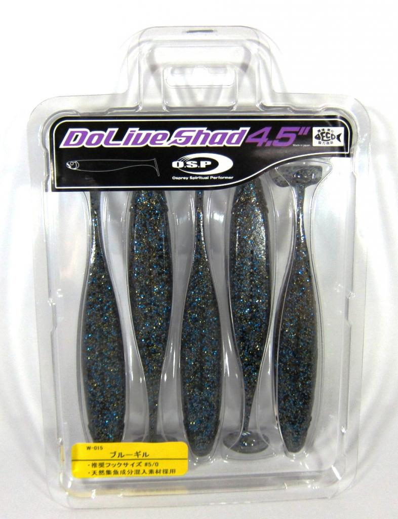OSP Мягкая приманка Dolive Shad 4,5 дюйма W-015 (0140)