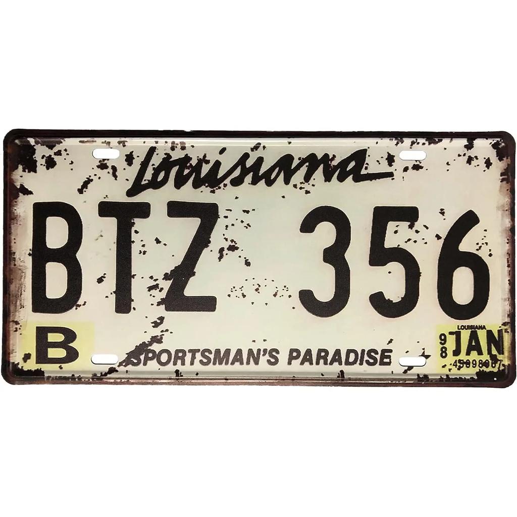 Винтажный номерной знак, ржавый металлический знак, передняя часть автомобиля, персонализированный номерной знак, новинка, старый номерной знак, декор для гаража, бара, клуба, кафе
