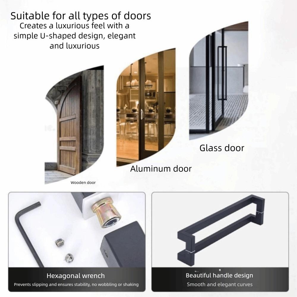 Stainless Steel Thickness Handle 60 Cm Length Glass Door Handle Door Handle Wooden Door Metal Door