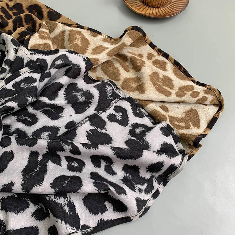 Юбка женская летняя повседневная универсальная леопардовая эластичная полуюбка свободная удобная юбка-бюстье большого размера