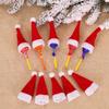 Mini Christmas Lollipop Hat - Non-Woven Small Christmas Decoration Hat