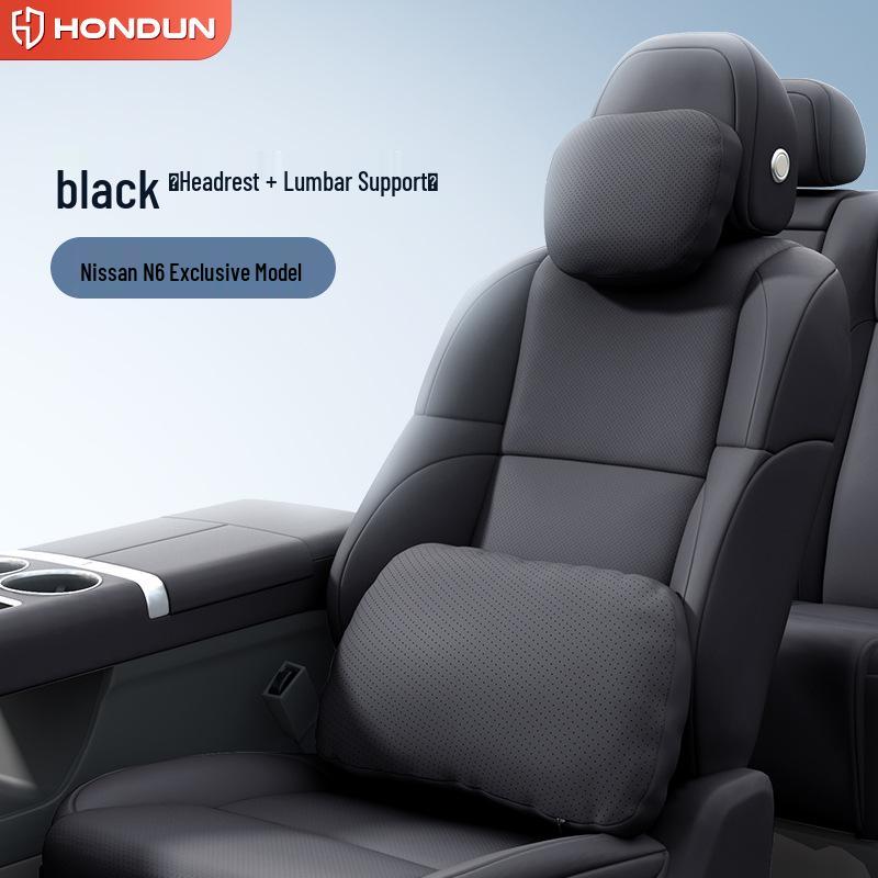 Nissan N6 Headrest Lumbar & Neck Support Pillow - Car Interior Accessory