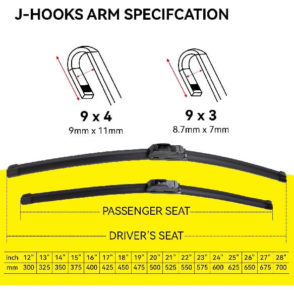 Дворники DOGTAIL 22 дюйма для Ford F150 2009-2025 F250 2009-2025 Ford Expedition 2007-2025, Всесезонная автомобильная замена Scrubblade Передние