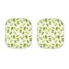 2Pcs Plants Pattern Sun Shades Reflective Windshield Covers Foldable UV Protection Vehicles Sun Visor for Cars SUVs