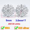 Classic Women's Moissanite Diamond Flower Stud Earrings 925 Silver Jewelry Modern Moissanite Earring Luxury for Women