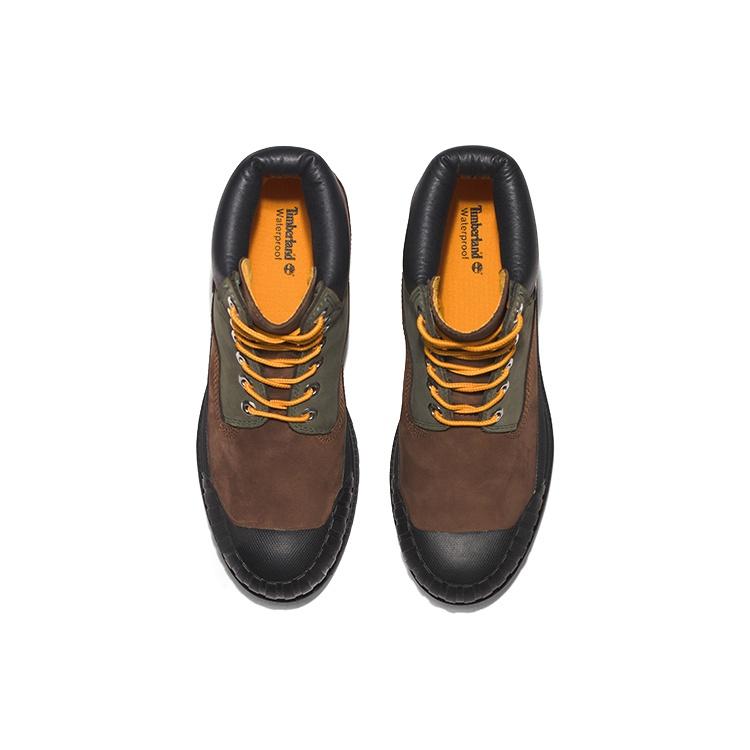 Timberland Премиальные 6-дюймовые ботинки с резиновым носком 'Темно-коричневые' Мужские A2FXF931
