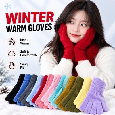 1 Pair Warm Insulation Knitted Glove Touchscreen Warm Handwear New Touchscreen Glove Outdoor