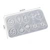 Earring Resin Molds Epoxy Resin Silicone Jewelry Mold with Hole Casting Molds in Various Shapes and Sizes for Earring Making DIY