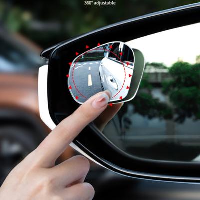 Автомобильное круглое зеркало для слепых зон Автомобильное зеркало заднего вида Автомобильные аксессуары Широкоугольное круглое выпуклое зеркало заднего вида с присоской
