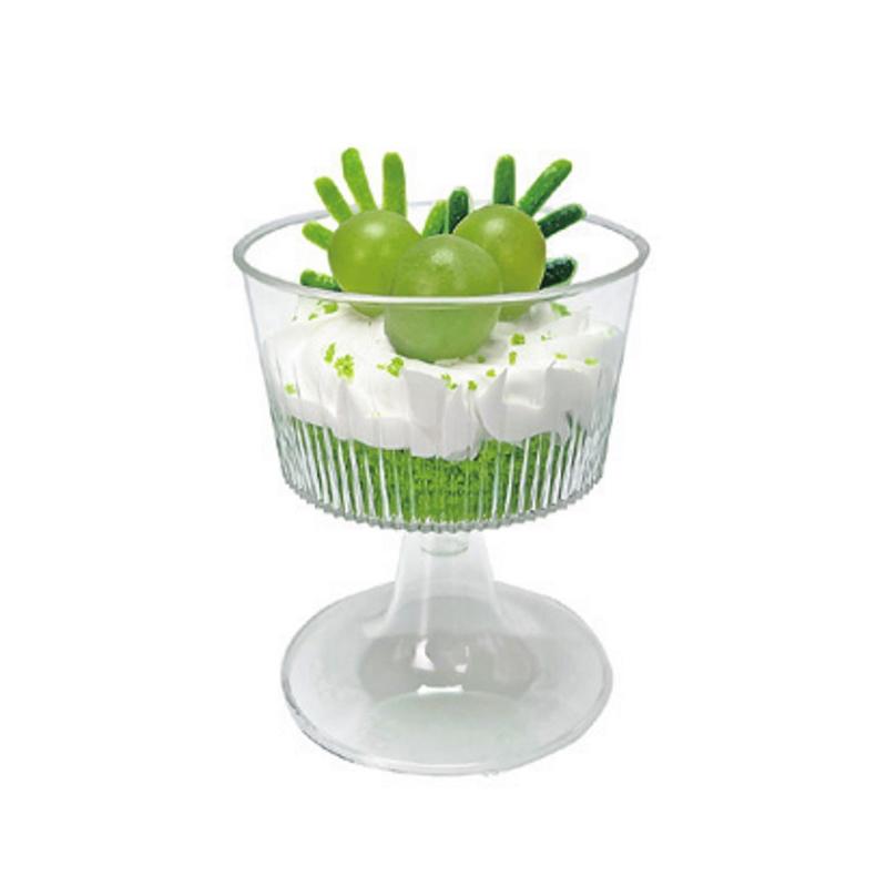 10PCS Disposable Plastic Dessert Cup Ice Cream Cup Small Wine Cup Plastic Dessert Cup Perfect for Fruit Ice Cream Pudding