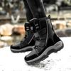 TUINANLE Women's Waterproof Winter Plus Warm Snow Boots Non-slip Wear-resistant Warm Winter Boots Men Shoes