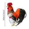 Модель петуха, имитация, садовая статуя курицы, реалистичный фотореквизит, украшение, уличное украшение для