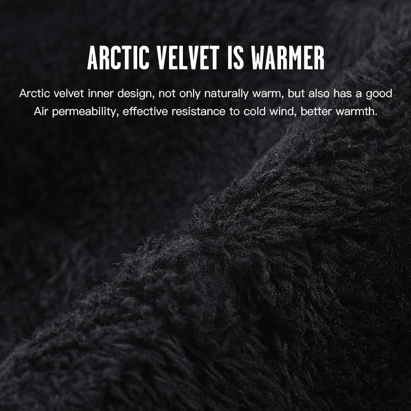 Thickened Non-slip Wind Resistant Touch Screen Warm Outdoor Use Biking Gloves for Autumn and Winter Mountaineering Bicycles