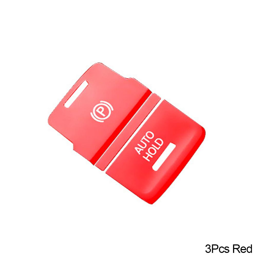 1/3 шт. автомобильный ручной тормоз автоматическое удержание кнопка переключения P наклейка крышка крышка стартовая отделка защита для VW Golf 7 7.5 MK7 AT 2015-2019