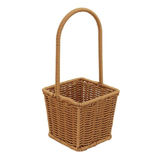 Flower Basket with Handle Woven Plant Basket Flower Storage Basket for Home Wedding Garden Decoration