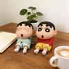Держатель для телефона Kros Shin-chan Crayon: Милая фигурка ленивой куклы для стола, модная игрушка и подарок.