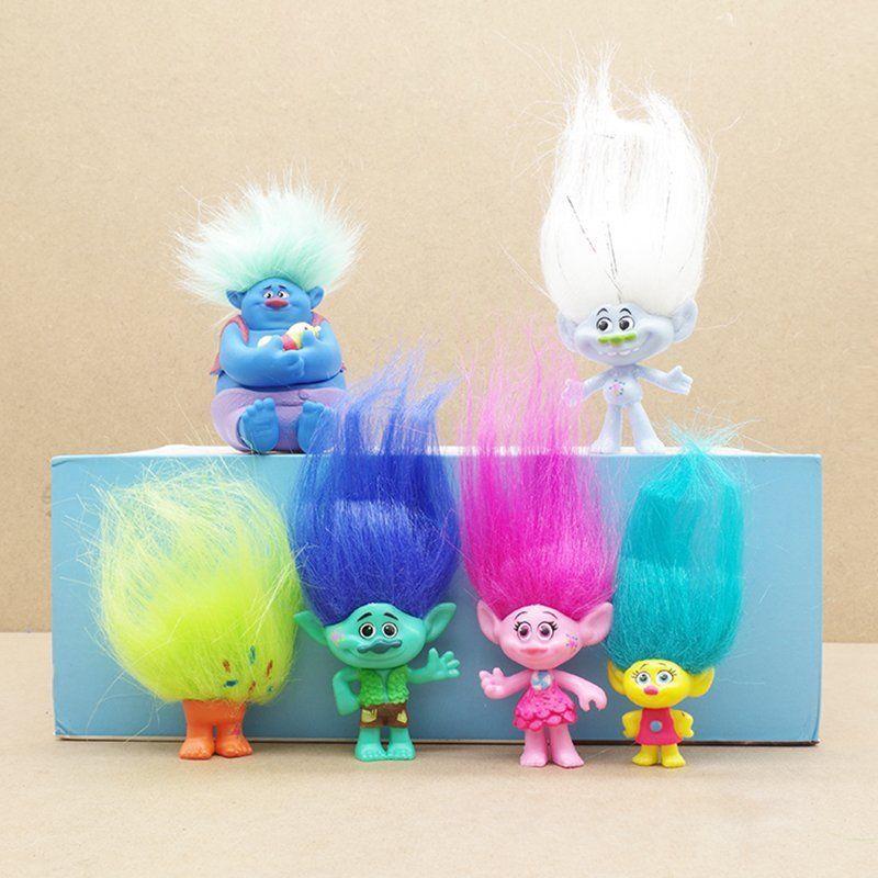 Premium 15cm Trolls Character Toys Featuring Poppy Branch Biggie For Kids