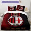 3pcs Football Team (7) Design Cover Set - HD Printed Bedding with 1 Cover and 2 Pillowcases - Perfect for Home and Dorm Decor