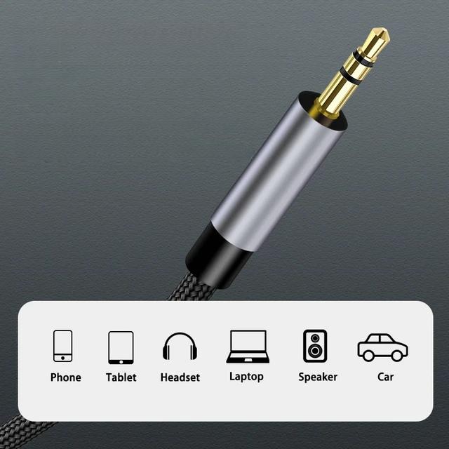 GIMIRO USB C-3,5 мм аудиокабель Aux Jack [1,5 м] Aux-USB C аудиокабель для автомобиля Setero, наушников, телефона