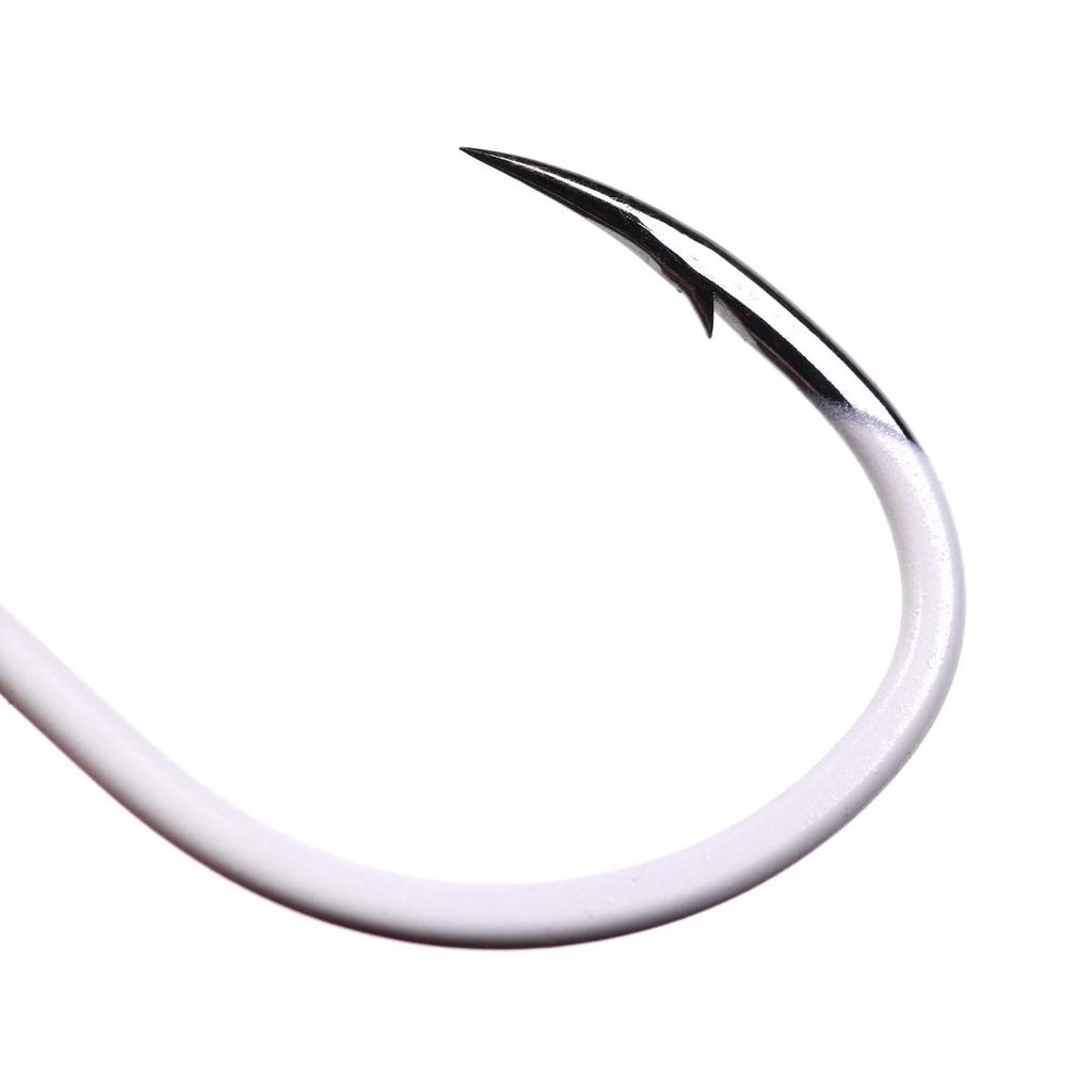 25pcs/box Luminous Imported Steel Octopus Beak Hook Offset Classica Bait Hooks Deep Sea Night Fishing Hook 3/0 4/0 5/0 6/0 7/0