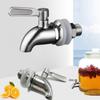 Spigot for Beverage Dispenser Stainless Steel Metal Spigot Dispenser Jar Juice Cold Drink Wine Beer Replacement Faucet