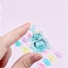 Acrylic Beetle Pendant: Transparent Cartoon Animal Ornament for Kids' Claw Machines and Amusement Park Blind Boxes.
