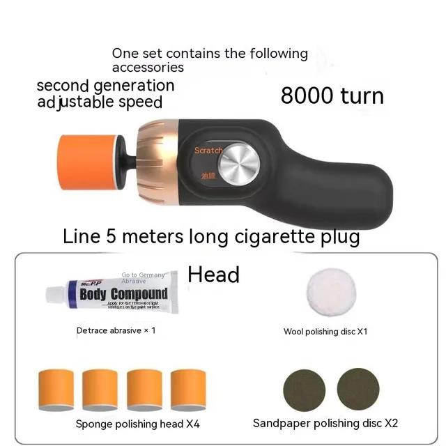 Машина для полировки автомобиля, полировальная машина для удаления царапин, регулируемая скорость, шлифовальная машина для полировки воском, мини-электрическая машина для удаления царапин