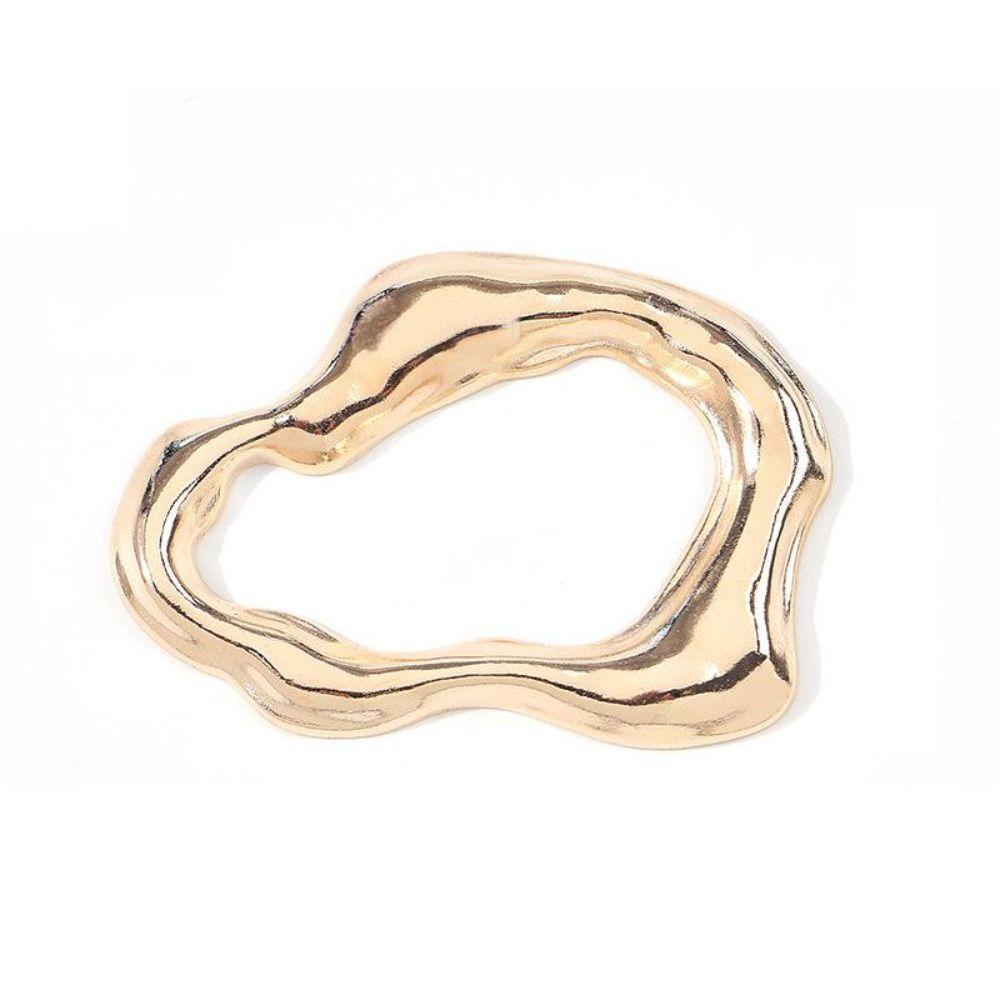 8 шт. Неправильная форма Аксессуары для одежды Пряжки Сплав DIY Аксессуары Декоративная пряжка для купальника Золотая и серебряная пряжка для ремня