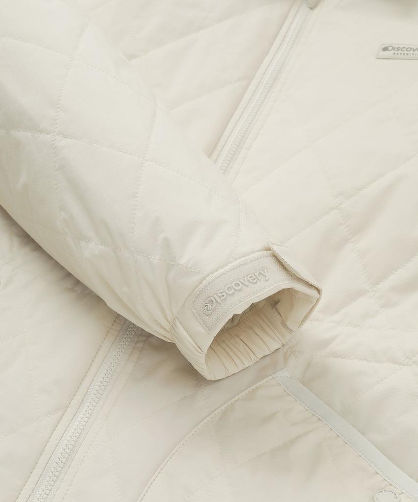 Discovery Expedition Women'S Collared Quilted Mid-Padded Jacket (D/Ivory)