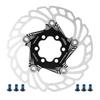 Mountain Bike Bicycle Brake Disc Floating Cooling Rotors 5 Stud 140mm Cycling AccessoryBlack