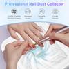 Пылесос для ногтей CGBE 120 Вт, гель для удаления пыли с ногтей, мощный, скорость вращения 12000 об/мин, поставляется с 2 фильтрами и без мешка для пыли, простой в установке на столе, пылесборник,