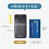 Sanwa Supply Bluetooth Mouse Compact Slide Storage 5-Button Silent Rechargeable Black MA-BBS526GY Gray