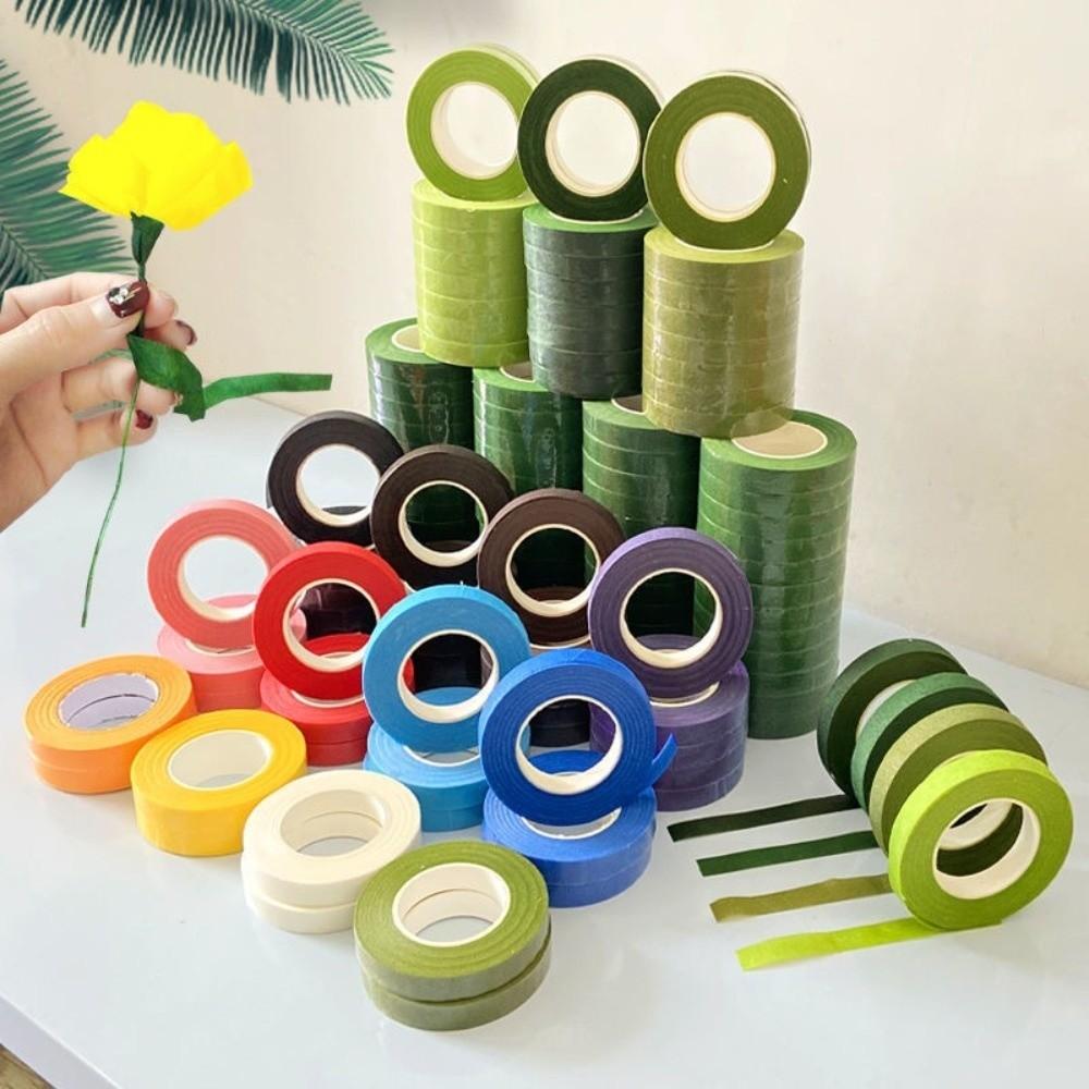Новые DIY Цветочные Бумажные Ленты Многофункциональные Ленты для Стеблей Букетов Цветочные Поделки Самоклеящаяся Лента для Флористики