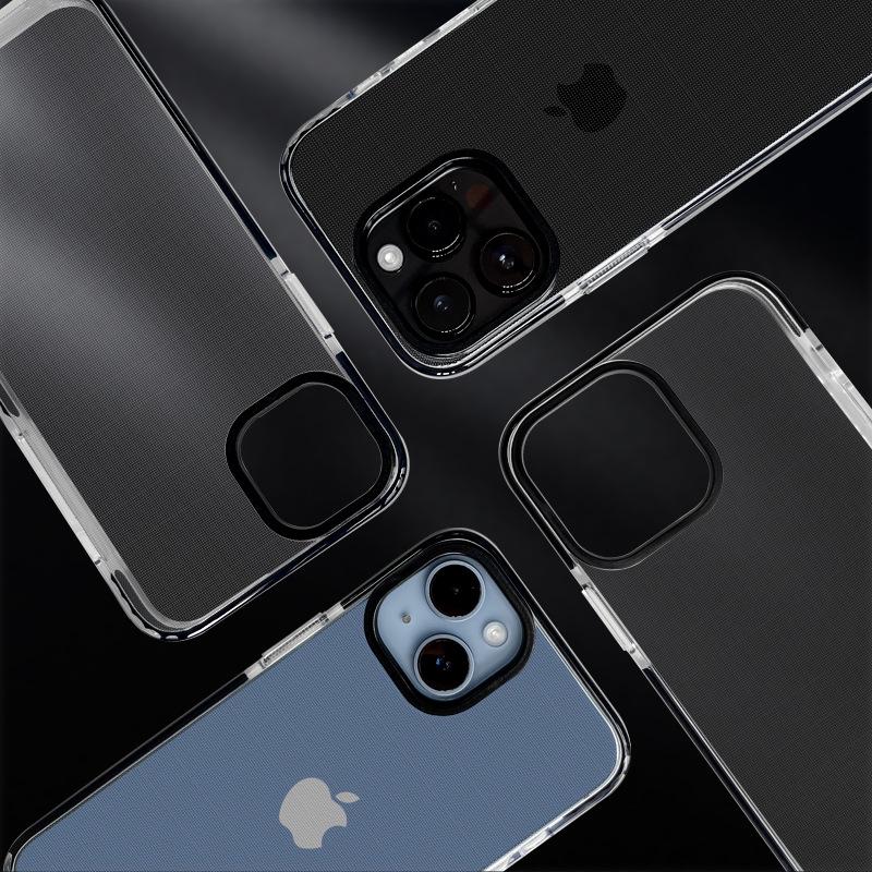 Прозрачный противоударный чехол 3-в-1 для Apple 11/12/13/14 Pro Max/15