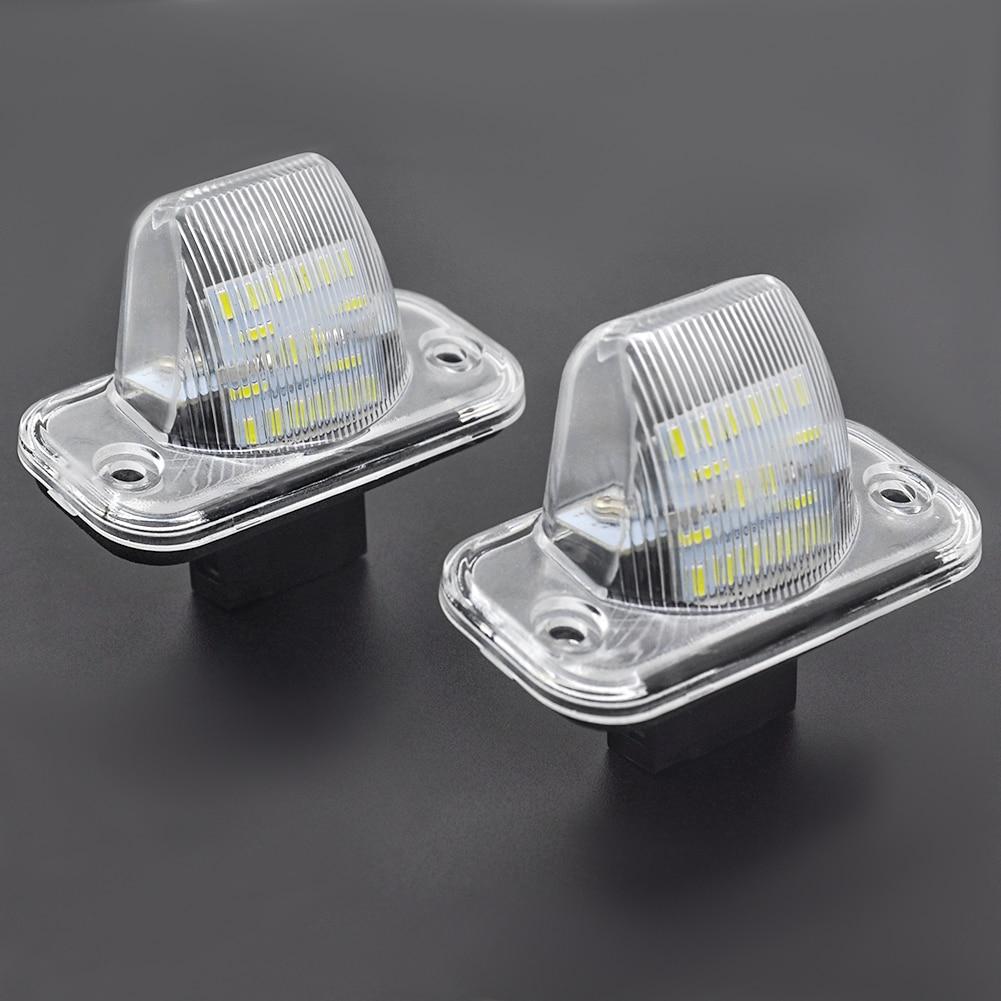 1 пара светодиодных светильников для номерного знака для VW Transporter T4/Caravelle MK4/Multivan MK4 Jetta Passat B5 B6 Combi Eurova